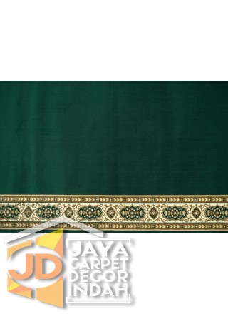 Karpet Sajadah New Al Husein Hijau Polos  120x600, 120x1200, 120x1800, 120x2400, 120x3000